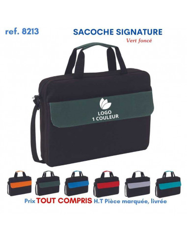 SACOCHE SIGNATURE REF 8213 8213 SACOCHES - PORTE DOCUMENTS  6,41 €