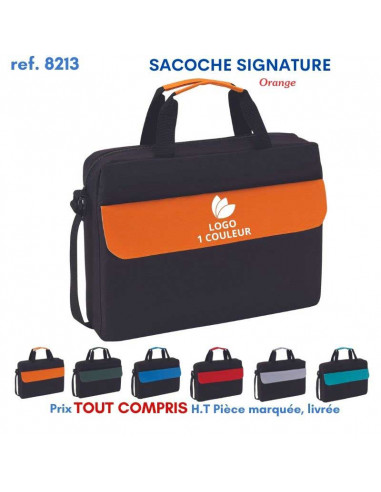 SACOCHE SIGNATURE REF 8213 8213 SACOCHES - PORTE DOCUMENTS  6,41 €