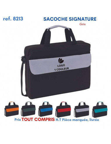 SACOCHE SIGNATURE REF 8213 8213 SACOCHES - PORTE DOCUMENTS  6,41 €