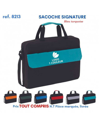 SACOCHE SIGNATURE REF 8213 8213 SACOCHES - PORTE DOCUMENTS  6,41 €