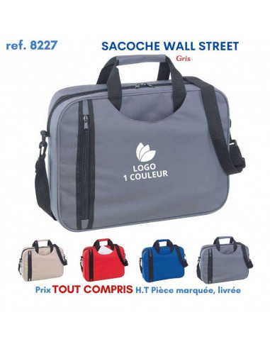 SACOCHE WALL STREET REF 8227 8227 SACOCHES - PORTE DOCUMENTS  7,28 €