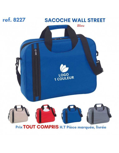 SACOCHE WALL STREET REF 8227 8227 SACOCHES - PORTE DOCUMENTS  6,71 €