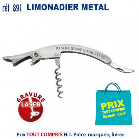 LIMONADIER METAL REF 891 891 ARTICLES PUBLICITAIRES POUR LE VIN  1,57 €