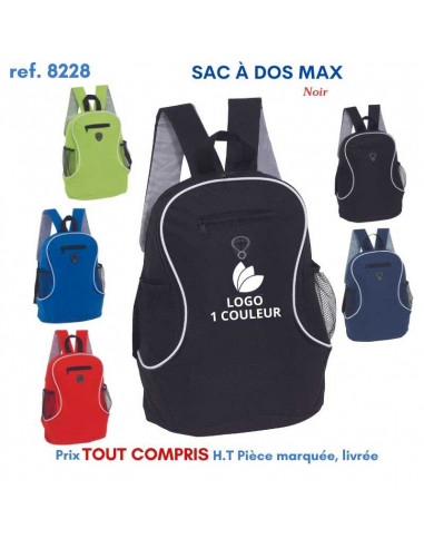 SAC A DOS MAX REF 8228 8228 SAC A DOS  6,75 €