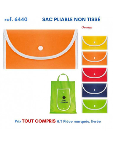 SAC PLIABLE NON TISSE REF 6440 6440 SACS PLIABLES  2,67 €