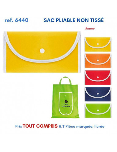 SAC PLIABLE NON TISSE REF 6440 6440 SACS PLIABLES  2,52 €