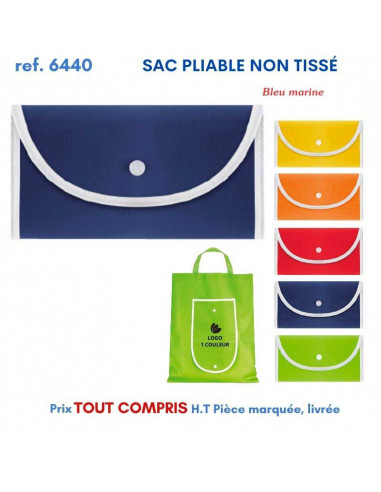 SAC PLIABLE NON TISSE REF 6440 6440 SACS PLIABLES  2,52 €