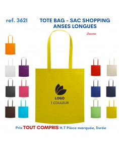TOTEBAG - SAC SHOPPING ANSES LONGUES REF 3621 3621 SACS SHOPPING - TOTEBAG  1,30 €