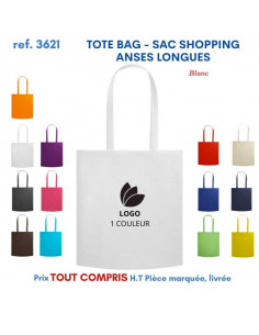 TOTEBAG - SAC SHOPPING ANSES LONGUES REF 3621 3621 SACS SHOPPING - TOTEBAG  1,30 € 2