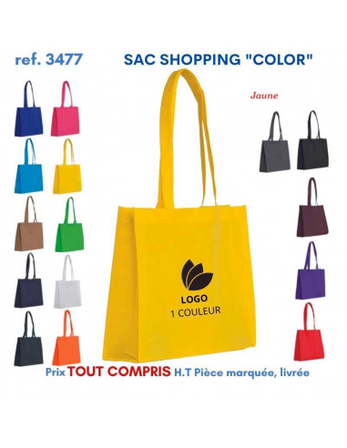 SAC SHOPPING COLOR REF 3477 3477 SACS SHOPPING - TOTEBAG  2,65 €