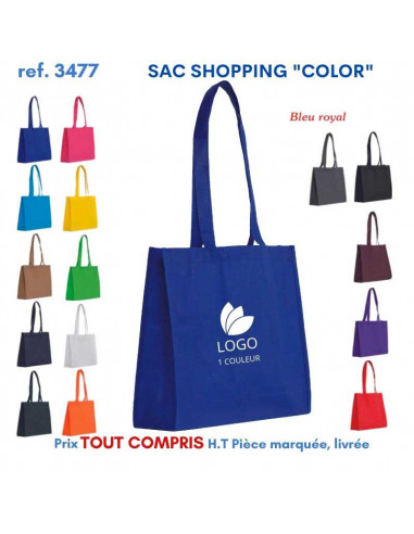 SAC SHOPPING COLOR REF 3477 3477 SACS SHOPPING - TOTEBAG  2,65 €