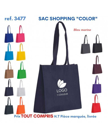 SAC SHOPPING COLOR REF 3477 3477 SACS SHOPPING - TOTEBAG  2,65 €