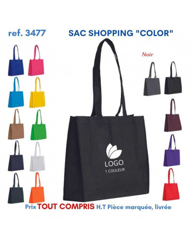 SAC SHOPPING COLOR REF 3477 3477 SACS SHOPPING - TOTEBAG  2,65 €