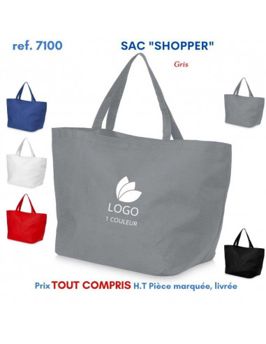 SAC SHOPPER REF 7100 7100 SACS SHOPPING - TOTEBAG  2,96 €