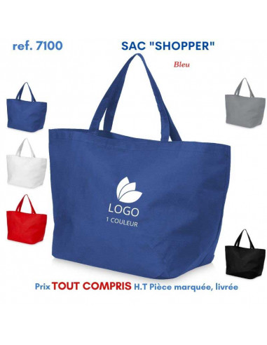 SAC SHOPPER REF 7100 7100 SACS SHOPPING - TOTEBAG  2,96 €