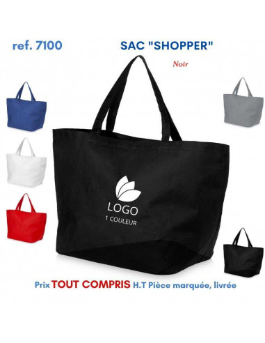 SAC SHOPPER REF 7100 7100 SACS SHOPPING - TOTEBAG  2,96 €