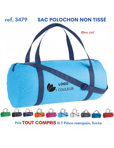 SAC POLOCHON NON TISSE REF 3479 3479 SACS DE SPORT  2,07 €