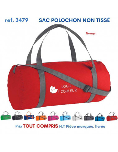 SAC POLOCHON NON TISSE REF 3479 3479 SACS DE SPORT  2,07 €