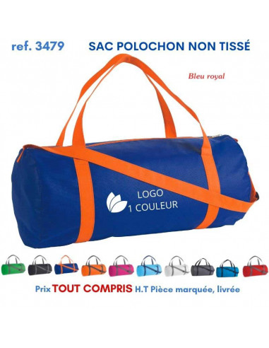 SAC POLOCHON NON TISSE REF 3479 3479 SACS DE SPORT  2,07 €