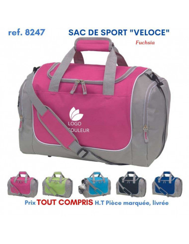 SAC DE SPORT VELOCE REF 8247 8247 SACS DE SPORT  14,90 €