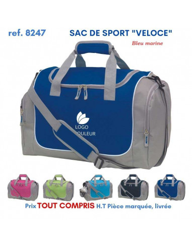 SAC DE SPORT VELOCE REF 8247 8247 SACS DE SPORT  14,62 €