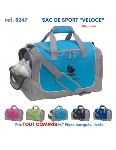 SAC DE SPORT VELOCE REF 8247 8247 SACS DE SPORT  14,62 €