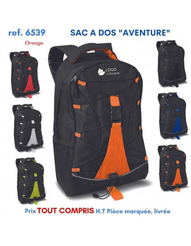 SAC A DOS AVENTURE REF 6539 6539 SAC A DOS  11,67 €