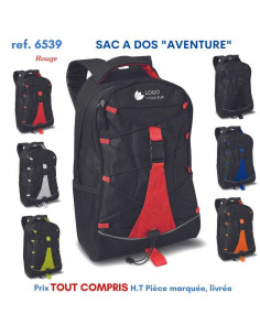 SAC A DOS AVENTURE REF 6539 6539 SAC A DOS  11,67 € 2