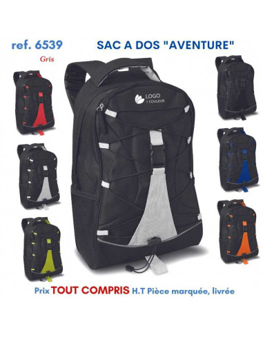 SAC A DOS AVENTURE REF 6539 6539 SAC A DOS  11,67 €