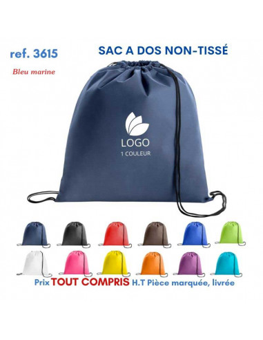 SACS A DOS EN NON TISSE REF 3615 3615 SAC A DOS  2,06 €