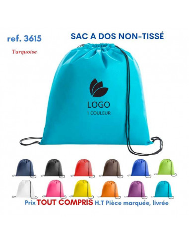 SACS A DOS EN NON TISSE REF 3615 3615 SAC A DOS  2,06 €