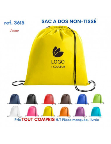 SACS A DOS EN NON TISSE REF 3615 3615 SAC A DOS  2,06 €