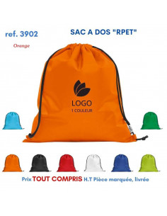 SAC A DOS RPET REF 3902 3902 SAC A DOS  2,41 € 2