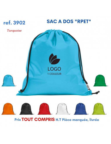 SAC A DOS RPET REF 3902 3902 SAC A DOS  2,41 €