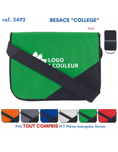 BESACE COLLEGE REF 3492 3492 BESACES  1,76 €