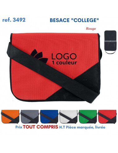 BESACE COLLEGE REF 3492 3492 BESACES  1,76 €