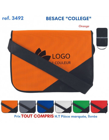 BESACE COLLEGE REF 3492 3492 BESACES  1,76 €