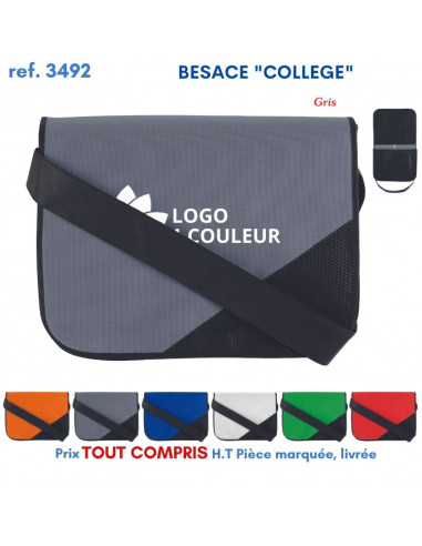 BESACE COLLEGE REF 3492 3492 BESACES  1,76 €