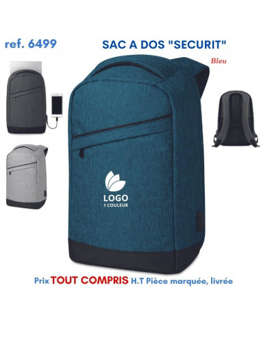 SAC A DOS SECURIT REF 6499 6499 SAC A DOS  18,68 €