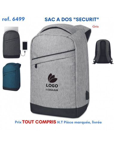 SAC A DOS SECURIT REF 6499 6499 SAC A DOS  18,68 €