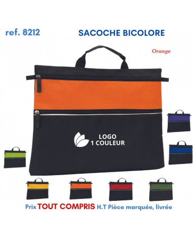 SACOCHE BICOLORE REF 8212 8212 SACOCHES - PORTE DOCUMENTS  3,74 €