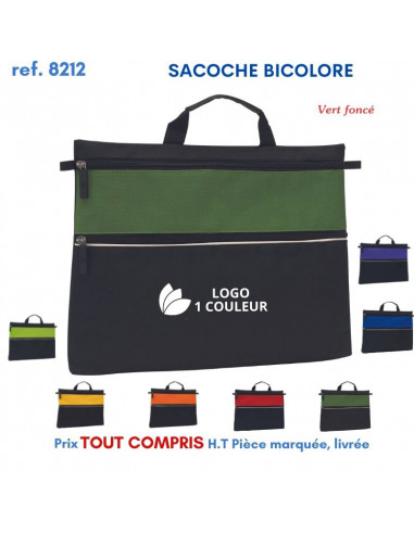 SACOCHE BICOLORE REF 8212 8212 SACOCHES - PORTE DOCUMENTS  3,74 €