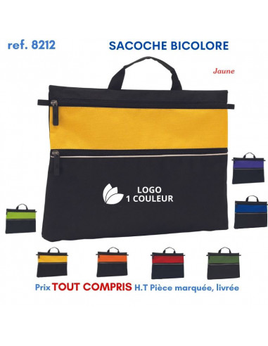 SACOCHE BICOLORE REF 8212 8212 SACOCHES - PORTE DOCUMENTS  3,74 €