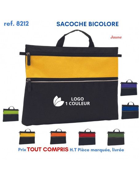 SACOCHE BICOLORE REF 8212 8212 SACOCHES - PORTE DOCUMENTS  3,74 €