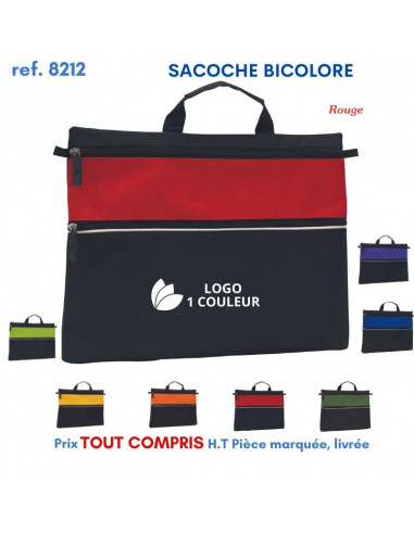 SACOCHE BICOLORE REF 8212 8212 SACOCHES - PORTE DOCUMENTS  3,74 €