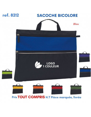 SACOCHE BICOLORE REF 8212 8212 SACOCHES - PORTE DOCUMENTS  3,74 €