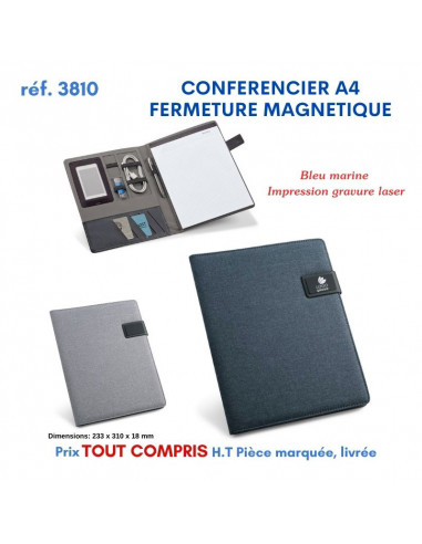 CONFERENCIER A4 MAGNET REF 3810 3810 conférenciers personnalisés  12,96 €