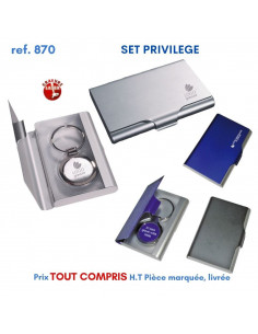 SET PRIVILEGE REF 870 870 Porte cartes de visite personnalisé  3,43 €