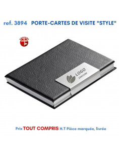 PORTE CARTES DE VISITE STYLE REF 3894 3894 Porte cartes de visite personnalisé  4,68 €