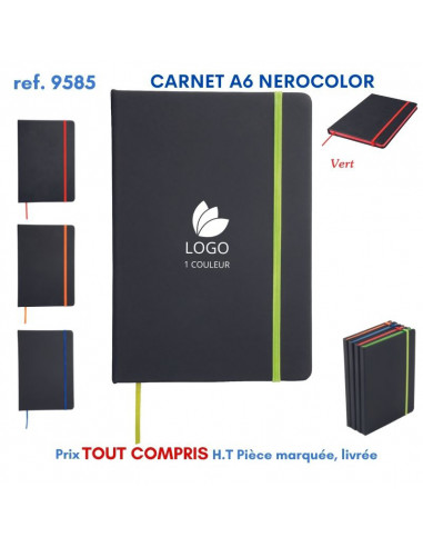 CARNET A6 NEROCOLOR REF 9585 9585 Carnet personnalisé  2,63 €